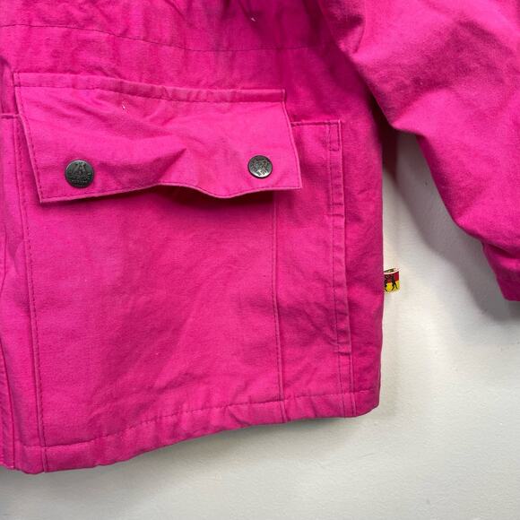 Vintage 80s Kakadu Traders Pink Outback Utility Workwear Distressed Jacket M - Picture 5 of 14